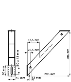 Renfort Pour Consoles WALRAVEN Strut (BUP1000) - 66288530