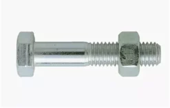 Boulon VISWOOD Tête Hexagonale - Ecrou Hexagonal Acier Zingué Blanc - 988