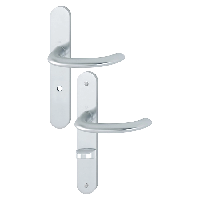 Ensemble Sur Plaque Fondue Marseille 1138/300M HOPPE Argent F1 - WC - 3303103 1 Ensemble Sur Plaque Fondue Marseille 1138/300M HOPPE Argent F1 - WC - 3303103