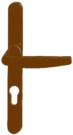 Ensemble De Porte-fenêtre Plaque étroite Atlanta 1530/300LMSGL HOPPE Brun 8003 Clé I Entr.70 - ép.68/77 - 3305133 -BOSTITCH Boutique BCA22051 3