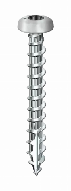 Vis Bois Rocket Torx à Tête Ronde Filetage Total VYNEX - Acier Zingué