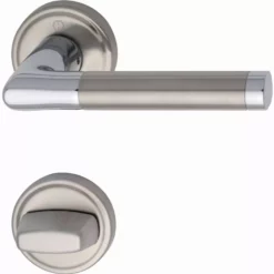 Garniture Pour Porte Intérieure Capri HOPPE Laiton Chromé Aspect Inox Mat - 282 -BOSTITCH Boutique CFG07015 3