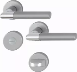 Garniture De Porte Lecce HOPPE Aluminium Anodisé - 389 -BOSTITCH Boutique CFG07495 3