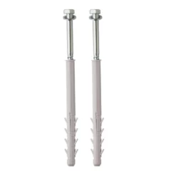 Kit Fixation Chauffe Eau Parpaing Ø14 SCELL-IT - 4 X Chevilles 120mm + Tirefond + Rondelle - FS20040