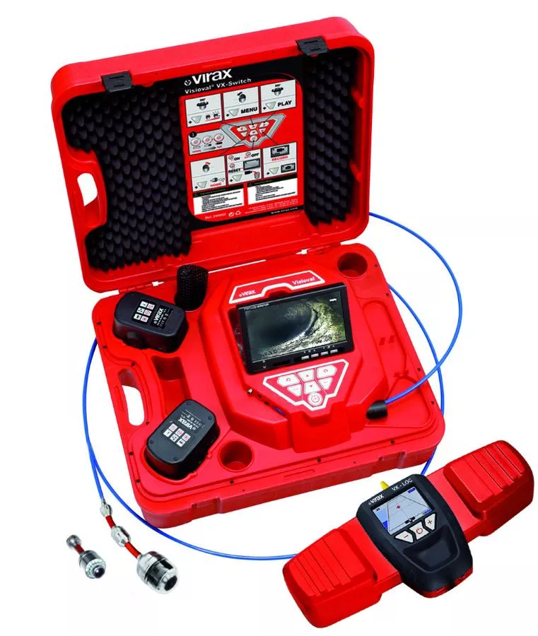 Caméra Visioval VX SWITCH Tête Détachable Ø26 + Ø40 Mm Orientable + Localisateur Virax - 294051 1 Caméra Visioval VX SWITCH Tête Détachable Ø26 + Ø40 Mm Orientable + Localisateur Virax - 294051