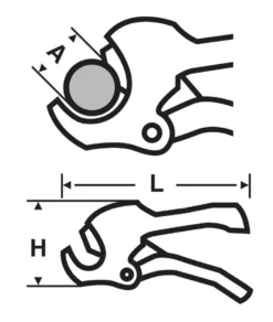 Coupe-tube Plastique PC 32 VIRAX - 215032