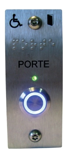 Bouton Poussoir Inox EB1406 EFF EFF Pour PMR NO/NF - BP-INOX-PMR