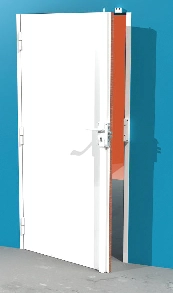 Serrure 300 En Applique Verticale 3 Points Réversible Marron H.2040mm Sans Cylindre + Entretoise 2.5mm MUL-T-LOCK - S300M