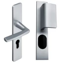 Demi-ensemble Mobile Extérieur Classlock Sur Plaque Riviera Argent MUL-T-LOCK - COLOCLMEPRAXXXXXX
