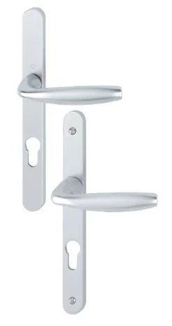 Ensemble De Porte Sur Plaque étroite New-York 1810RH/300LMSGL/1810 HOPPE Argent PZ70 - 3293355