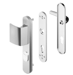 Ensemble De Sécurité Blindé Blindomax Béquille + Palière DISEC Clé I - Argent - A0P55D1F F6