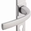 Ensemble De Porte Sur Plaque Muze BEZAULT - Entraxe 165mm - Chrome Velours - Clé I - 4075/6390