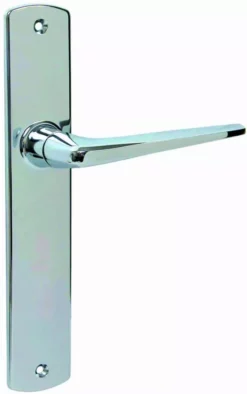 Ensemble De Porte BEZAULT - RIV BLOC - Bec De Cane WC - Chromé - 62059