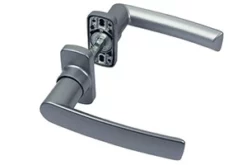 Béquille Double Hera FAPIM Carré De 8 - Profil 40 à 55 Mm - Gris Argent - 2041I_G6