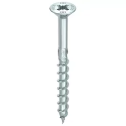 Vis HECO-Topix-Plus - Ø6x160mm - Tête Fraisée à Poches De Fraisage - Filetage Total - T30 - Boite De 100 - 61160