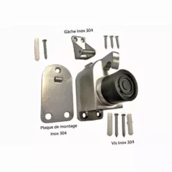 Butoir Mural Inox De Porte BLINDOMAX à Crochet - 813