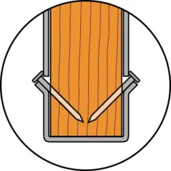 Pointes Annelées électrozinguées SIMPSON - Ø4x50 Mm - Boîte 1500 Pièces - CNA4,0X50-HV -BOSTITCH Boutique SAA50004 3