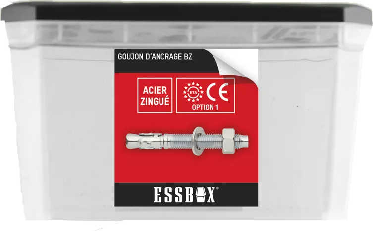 Goujon ESSBOX SCELL-IT Ancrage - ØM12 Mm X 135 Mm - Boite De 25 - EX-92051112135 1 Goujon ESSBOX SCELL-IT Ancrage - ØM12 Mm X 135 Mm - Boite De 25 - EX-92051112135