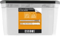 Cheville ESSBOX SCELL-IT Nylon - Ø8 Mm X 100 Mm - Boite De 50 - EX-91013408100