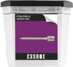 Piton Femelle ESSBOX SCELL-IT Support Bois - ØM6 Mm X 100 Mm - Boite De 50 - EX-91151106