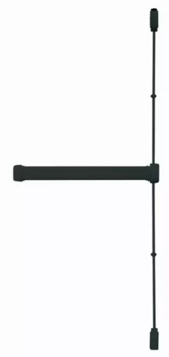 Serrure Anti-panique Coupe Feu Fluid Noir 3 Points Haut/bas/latéral JPM - 1200 Mm - FL3020-02-0A