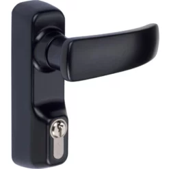 94011005T Poignée Béquille, Cylindre Profile Européen Pour Idea - Noir