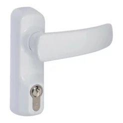 94011004T Poignée Béquille, Cylindre Profile Européen Pour Idea - Blanc