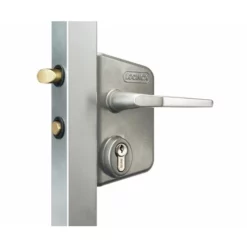 SERRURE LOCINOX AVEC CYLINDRE LCKX40 POUR PROFIL CARRE 40 - 50 - 60MM