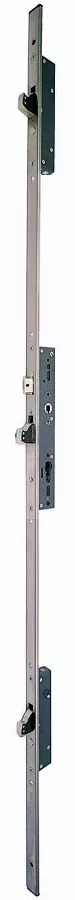 Serrure 3 Points Multiblindo Inox ISEO Pêne Réversible - Têtière U 1860x24x6 - Axe 35 - 795101352