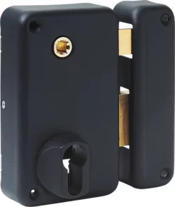 Serrure De Grille Verticale THIRARD - Fouillot - Cylindre Profil Européen - Droite - 140x88 - 009819