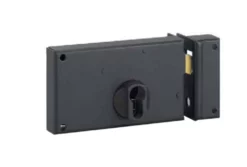 Serrure En Applique Pour Cylindre Profilé à Crochet 140x83 Mm THIRARD - Droite - 8118