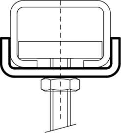 Plaques De Verrouillage WALRAVEN BIS U - Ø10.5 Mm - Pour Rail WM1-35 - 6535110