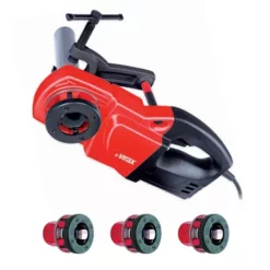 Filière électrique Portable Mini Phénix 230V VIRAX + Têtes 1/2, 3/4, 1 Et 1.1/4 - 138021