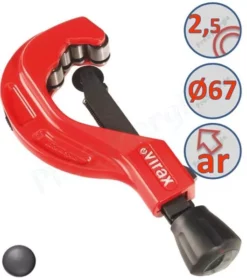 Coupe-tube Inox à Avance Rapide 6 à 67 Mm VIRAX - 210483