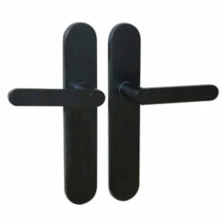 Ensemble Poignée Aluminium Sur Plaque Acier Meudon K CADAP - MEUDONK