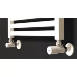 Robinet Coude équerre Raccord Cuivre/multicouche 1/2” IRSAP Blanc - VALKITSQUCU01