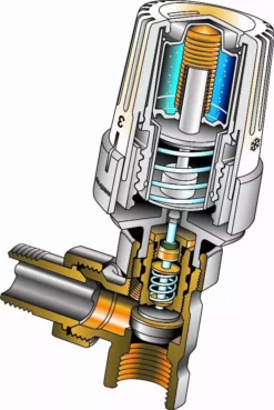 Tête Thermostatique Uni LH OVENTROP - 7-28 °C, 0 * 1-5 - Bulbe Liquide, Modèle Blanc - 1011465 -BOSTITCH Boutique ventil rz bel