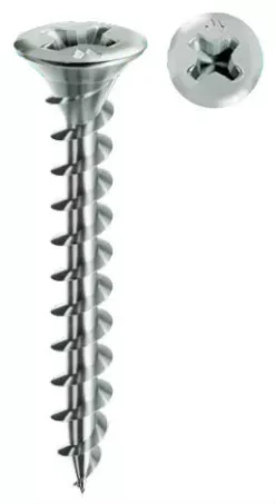 Vis Framex PVC Tête Fraisée Réduite PH Filetage Total MUSTAD - SP436A