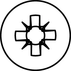 Vis HECO Topix-Plus Tête Fraisée PZ 5.0x30 Filetage Total Variable A3L - 500 Pièces - 60831